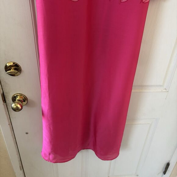 Natori Womens Nightgown Robe S Pink Tropical Floral Lounge Sleep Pajamas Resort - Picture 10 of 12